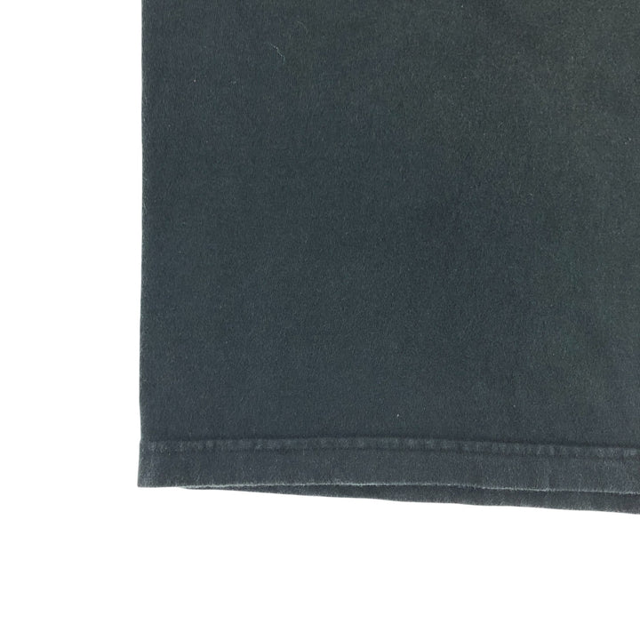 00'S Harley-Davidson Skull Pattern Motorcycle Bike T-shirt Made in USA Men's L size cotton black type Vintage Second Hand