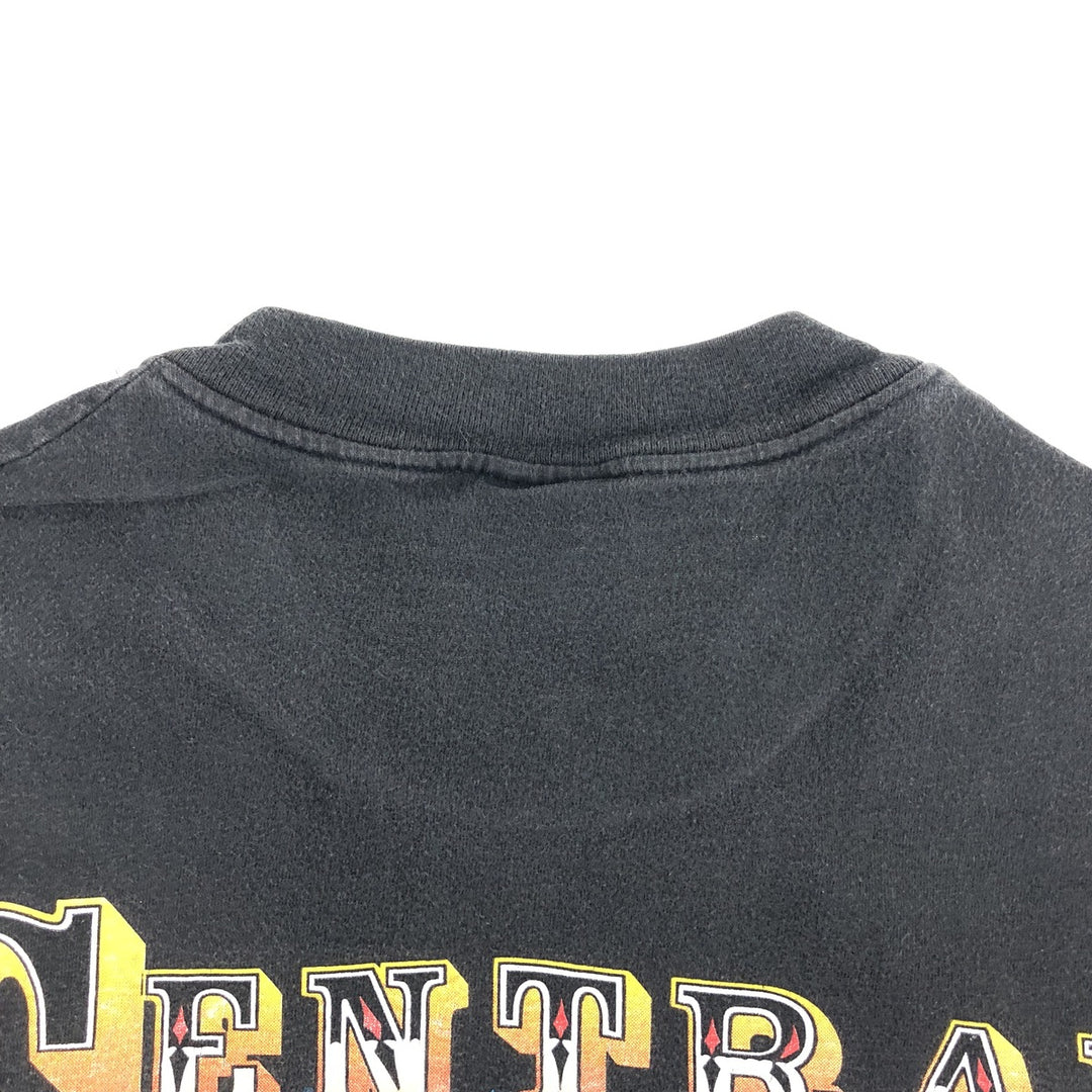 00'S Harley-Davidson Motorcycle Bike T-shirt Made in USA Men's XL cotton black type Vintage Second Hand