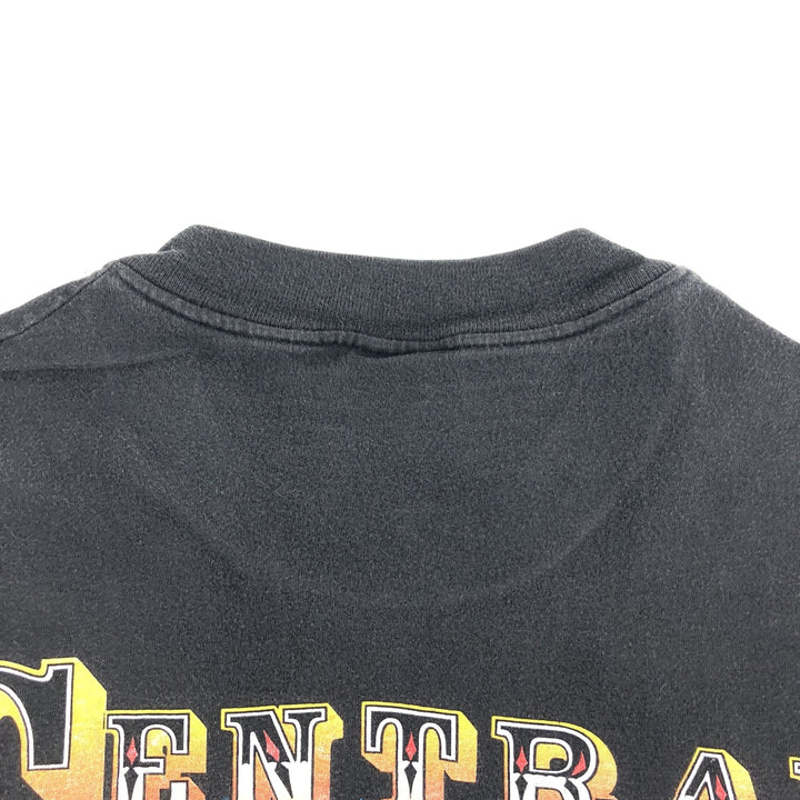 00'S Harley-Davidson Motorcycle Bike T-shirt Made in USA Men's XL cotton black type Vintage Second Hand