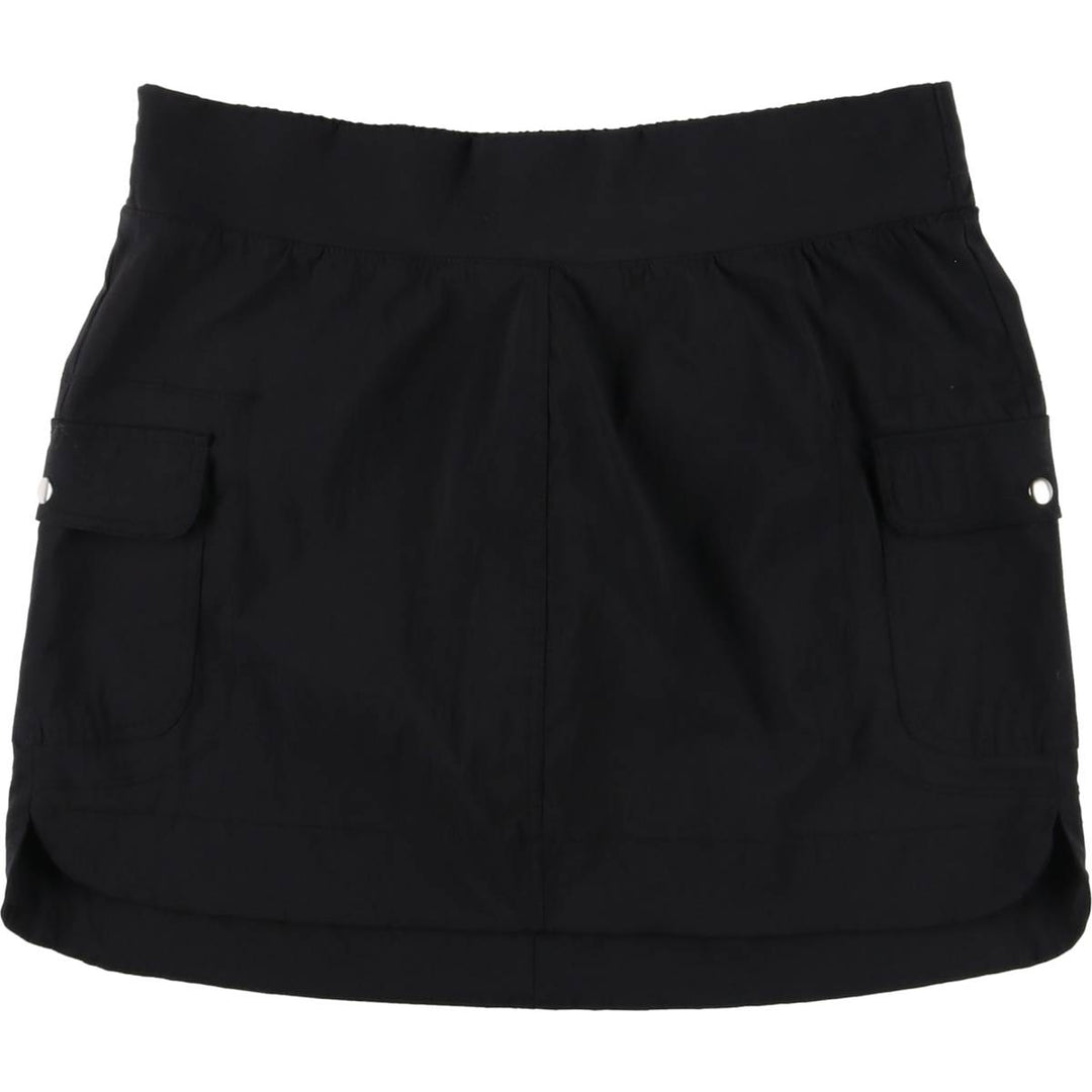 KYODAN A-line Mini Skirt Cargo Skirt Women's M size Nylon black type Vintage Second Hand