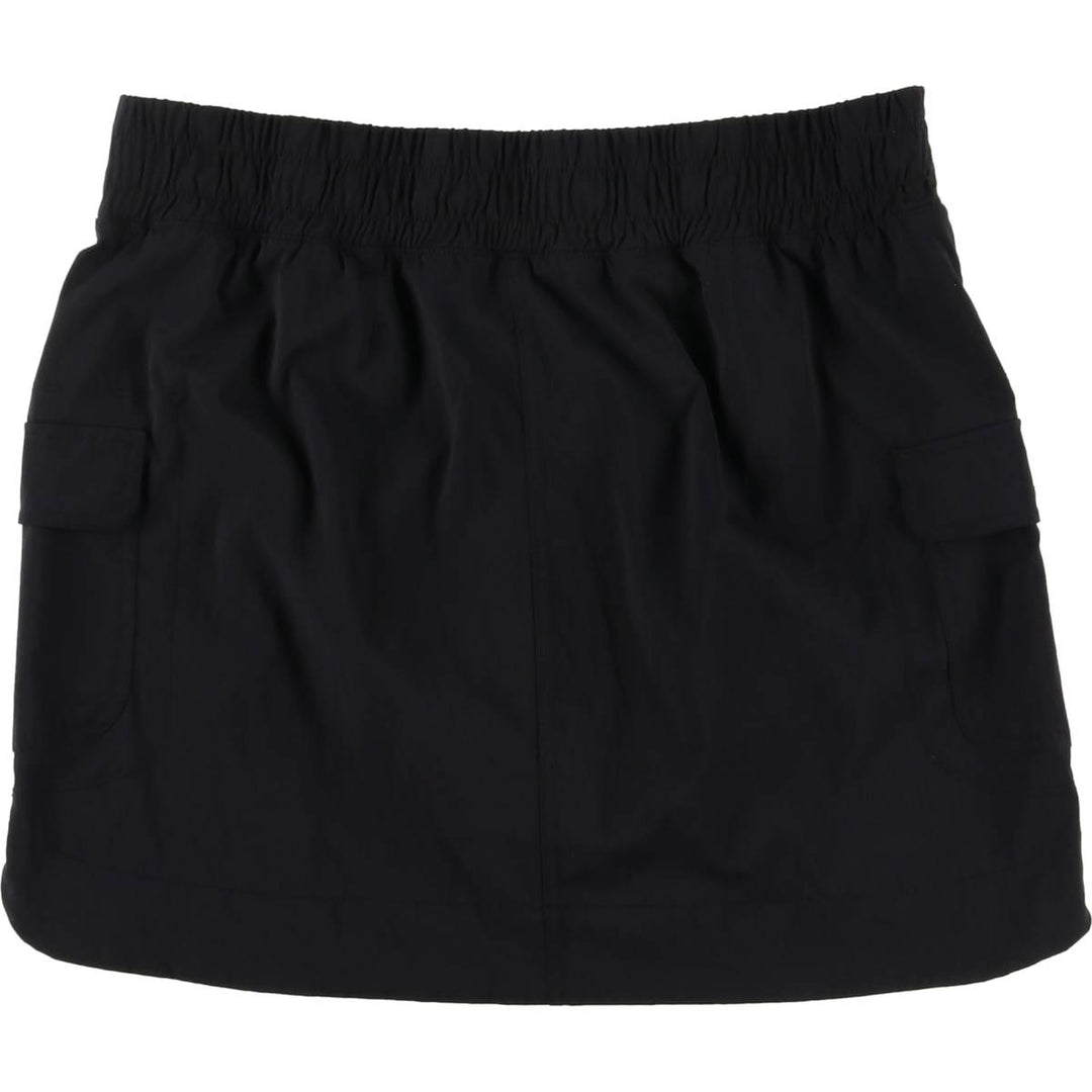KYODAN A-line Mini Skirt Cargo Skirt Women's M size Nylon black type Vintage Second Hand