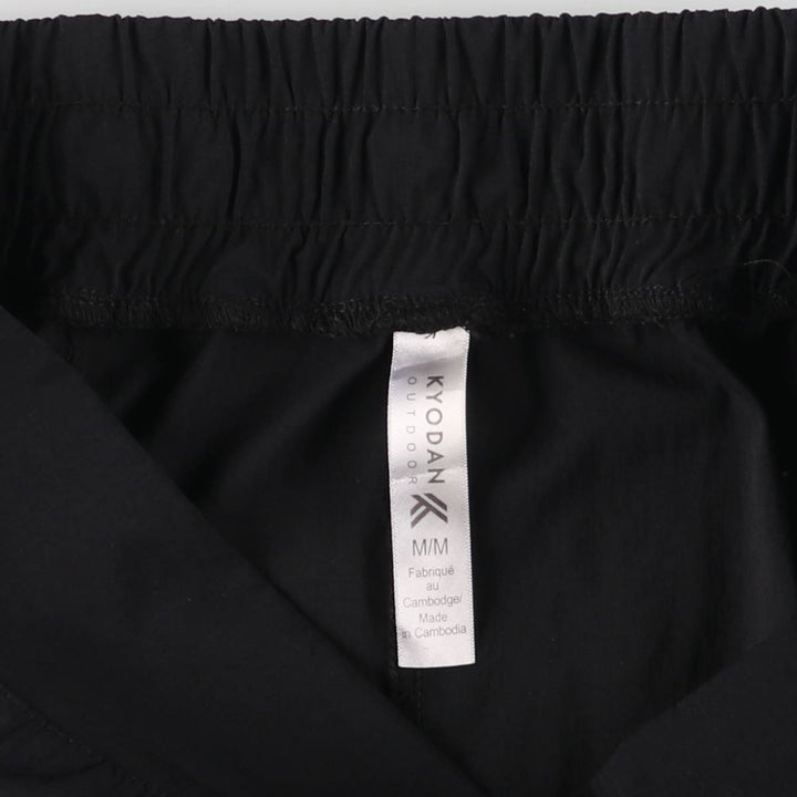 KYODAN A-line Mini Skirt Cargo Skirt Women's M size Nylon black type Vintage Second Hand