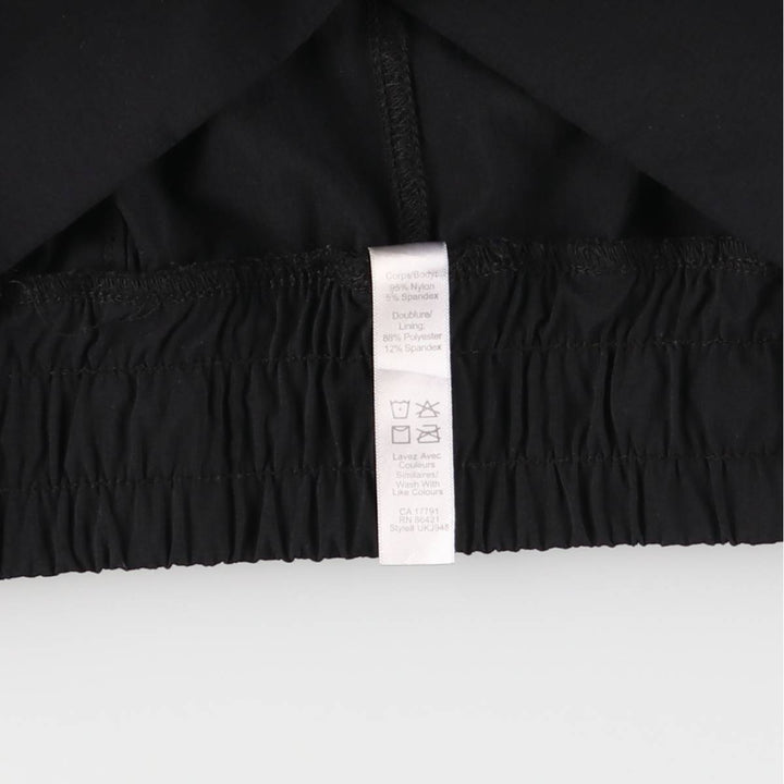 KYODAN A-line Mini Skirt Cargo Skirt Women's M size Nylon black type Vintage Second Hand