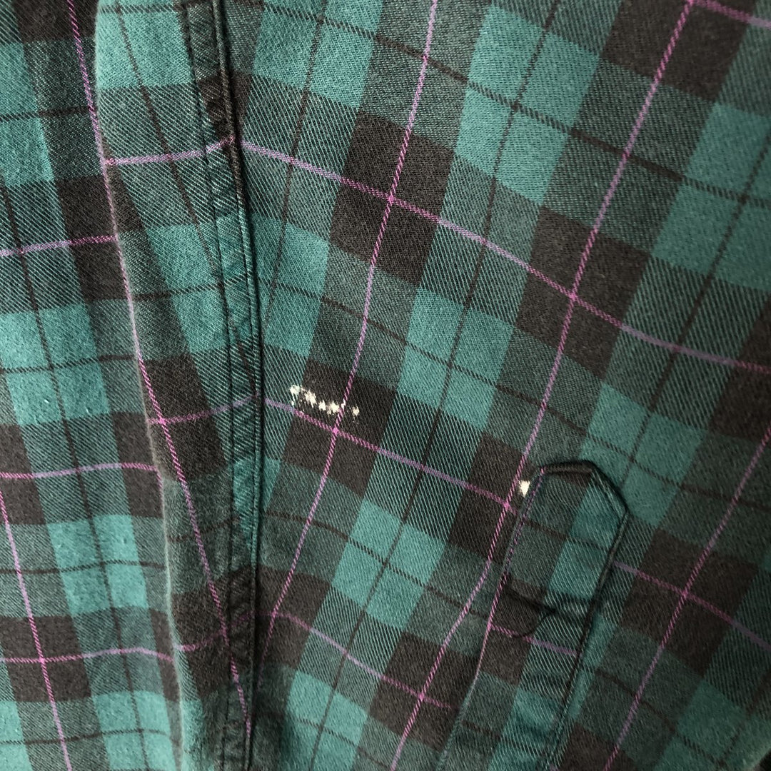 Patagonia Long Sleeve Check Shirt, Women's M Size unclear green type Vintage Second Hand