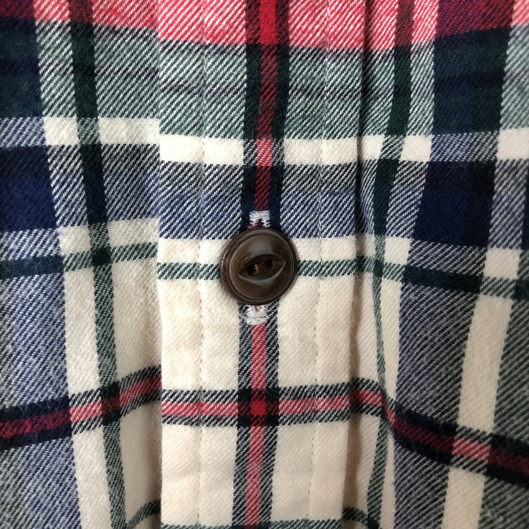 Ralph Lauren RALPH LAUREN SPORT long sleeve cotton check shirt women's size M cotton red type Vintage Second Hand