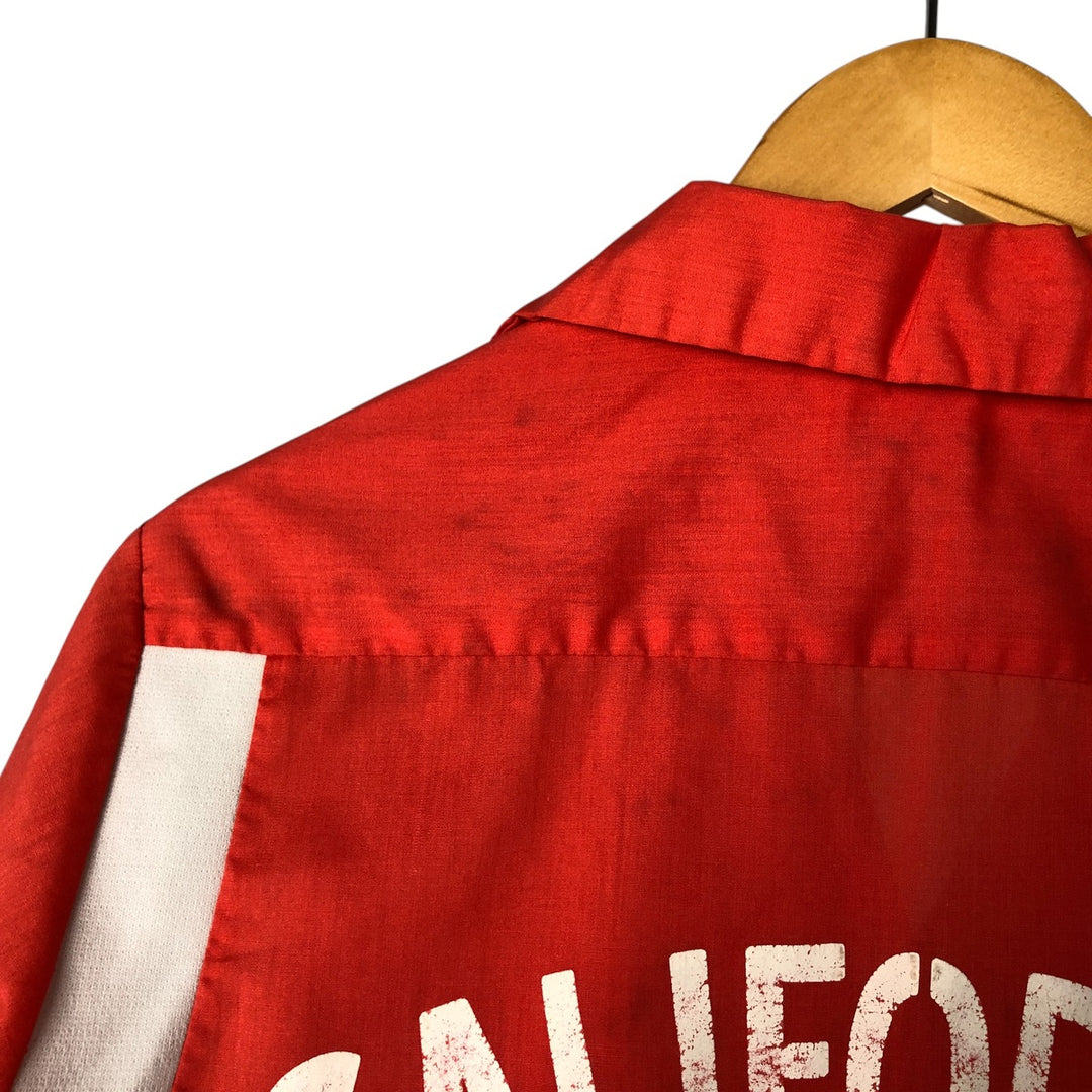 60'S HALE-NIU open collar short sleeve bowling shirt, women's size M, vintage unclear red type Vintage Second Hand