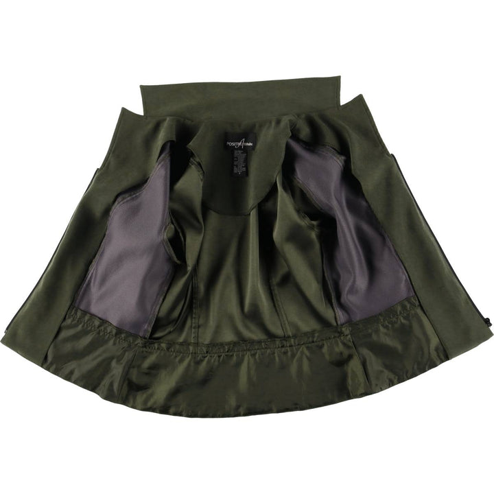 POSTIVE ATTITUDE Zip-up Jacket Women's Size L polyester green type Vintage Second Hand