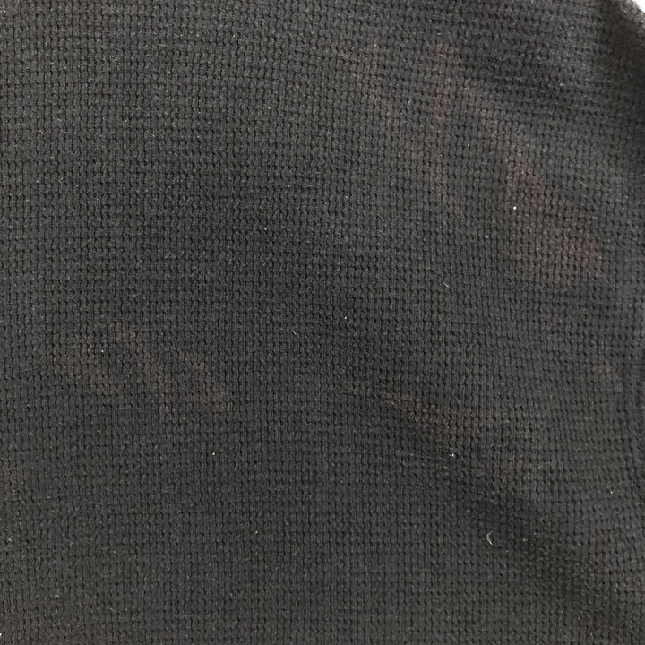 Ralph Lauren POLO RALPH LAUREN SLEEPWEAR Thermal Long T-shirt Honeycomb Men's XXL cotton black type Vintage Second Hand