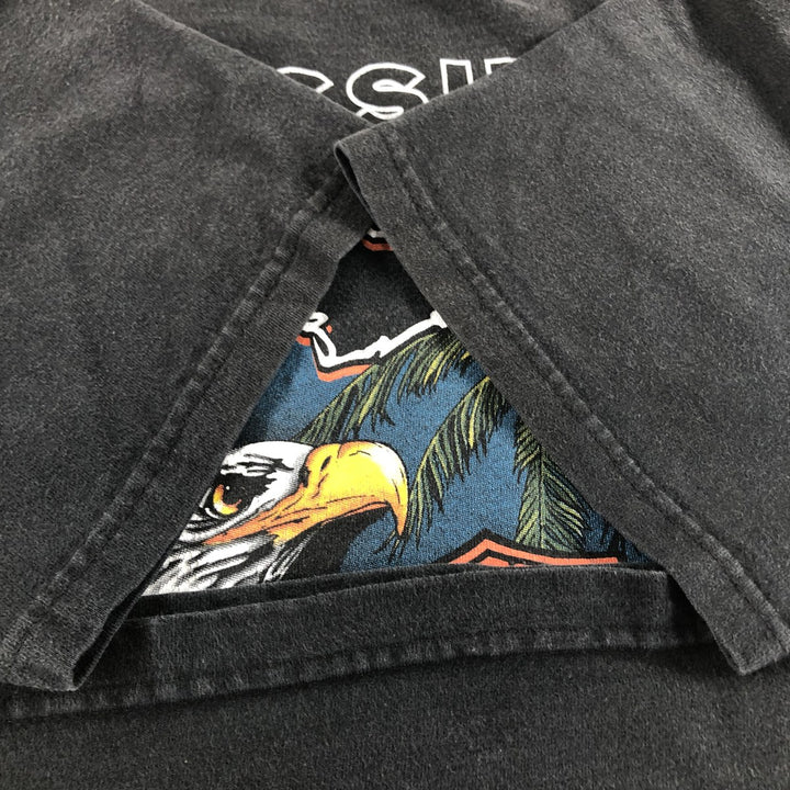 00'S Harley-Davidson Motorcycle Bike T-shirt Made in USA Men's L size cotton black type Vintage Second Hand