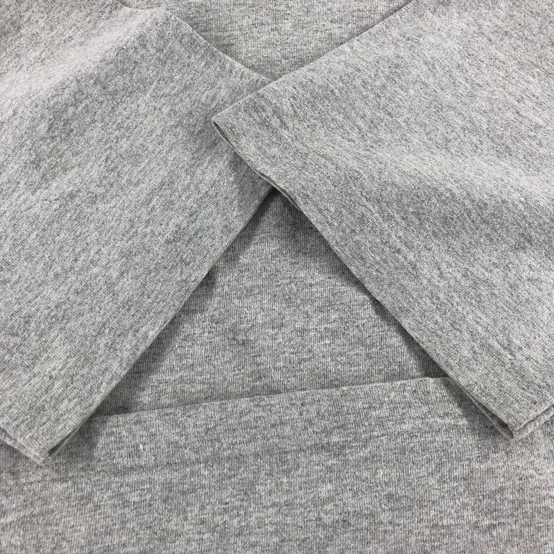 Adidas logo print T-shirt, men's size S cotton gray type Vintage Second Hand