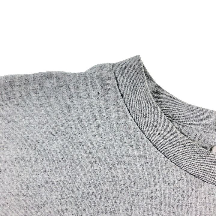 Adidas logo print T-shirt, men's size S cotton gray type Vintage Second Hand