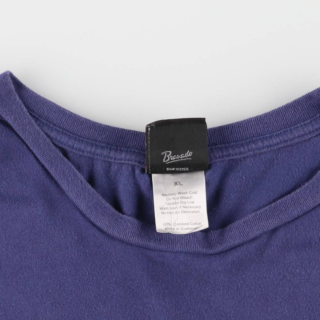 Harley-Davidson Motorcycle Bike T-shirt, Men's XL size cotton Purple type blue-purple Vintage Second Hand