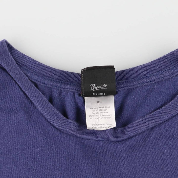 Harley-Davidson Motorcycle Bike T-shirt, Men's XL size cotton Purple type blue-purple Vintage Second Hand