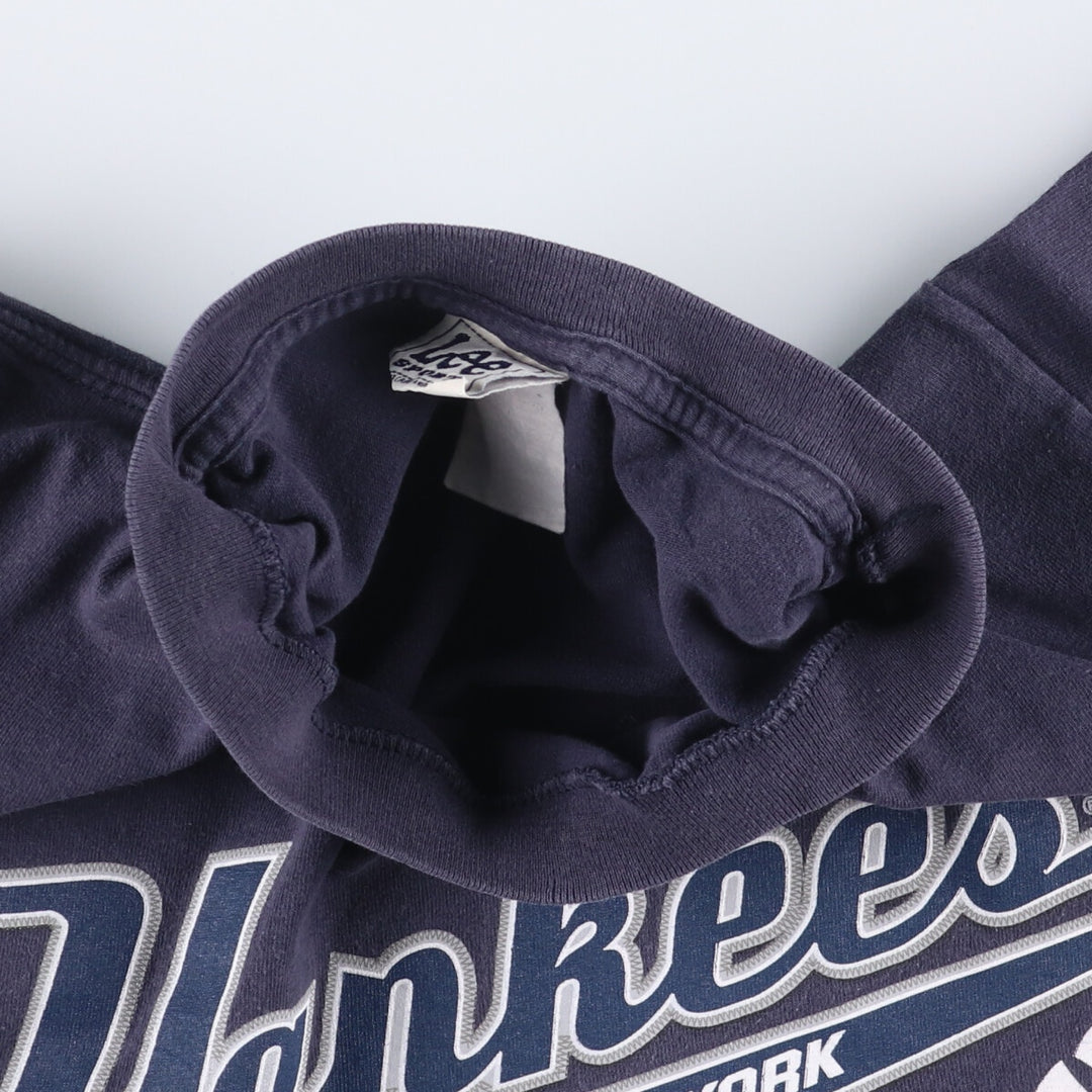 00'S Lee SPORT MLB NEW YORK YANKEES New York Yankees sports print T-shirt men's size M unclear navy blue type Vintage Second Hand