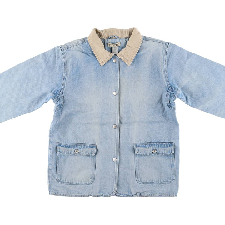 Cherokee CHEROKEE denim coveralls for women, size L cotton Blue type light blue Vintage Second Hand