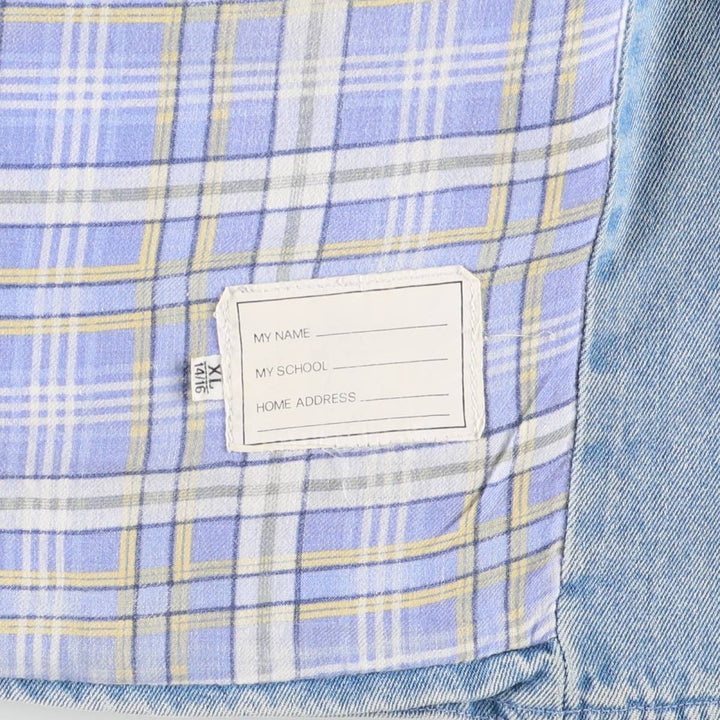 Cherokee CHEROKEE denim coveralls for women, size L cotton Blue type light blue Vintage Second Hand