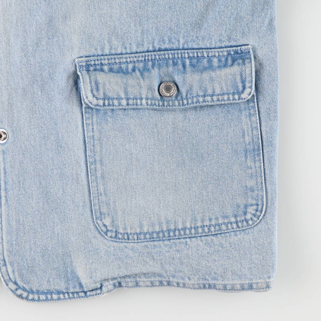 Cherokee CHEROKEE denim coveralls for women, size L cotton Blue type light blue Vintage Second Hand