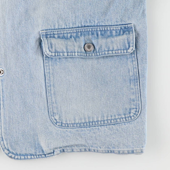 Cherokee CHEROKEE denim coveralls for women, size L cotton Blue type light blue Vintage Second Hand