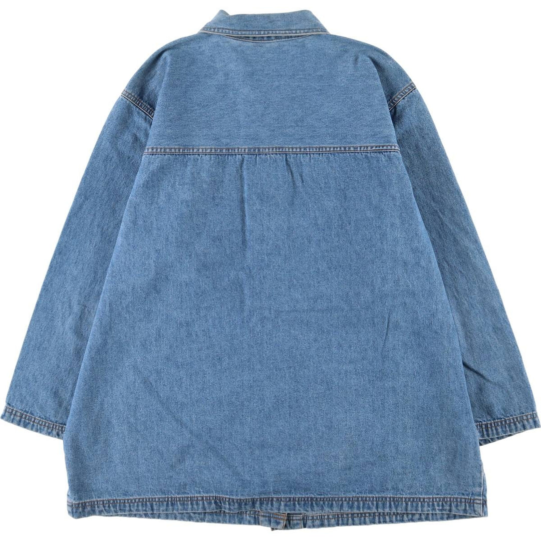 CABINCREEK Denim Coveralls for Women (XL size) cotton Blue type light blue Vintage Second Hand