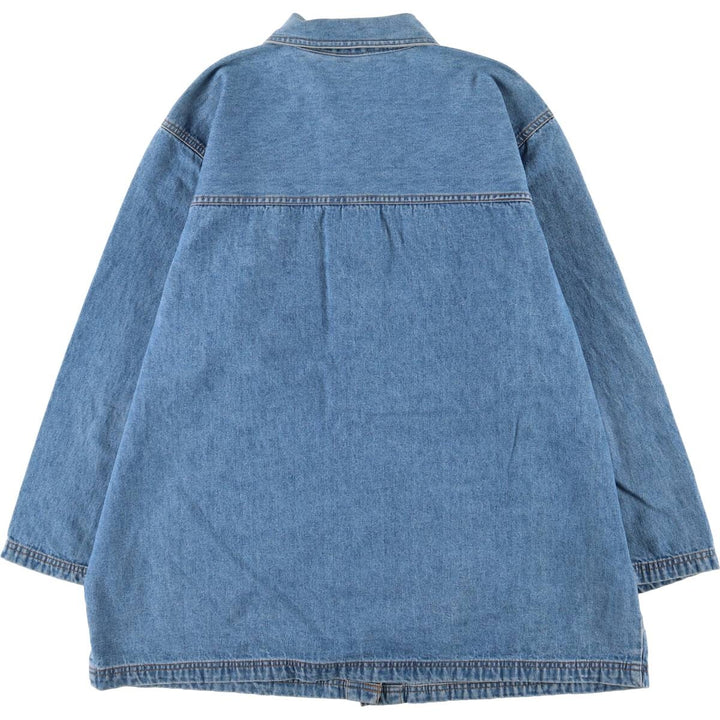 CABINCREEK Denim Coveralls for Women (XL size) cotton Blue type light blue Vintage Second Hand