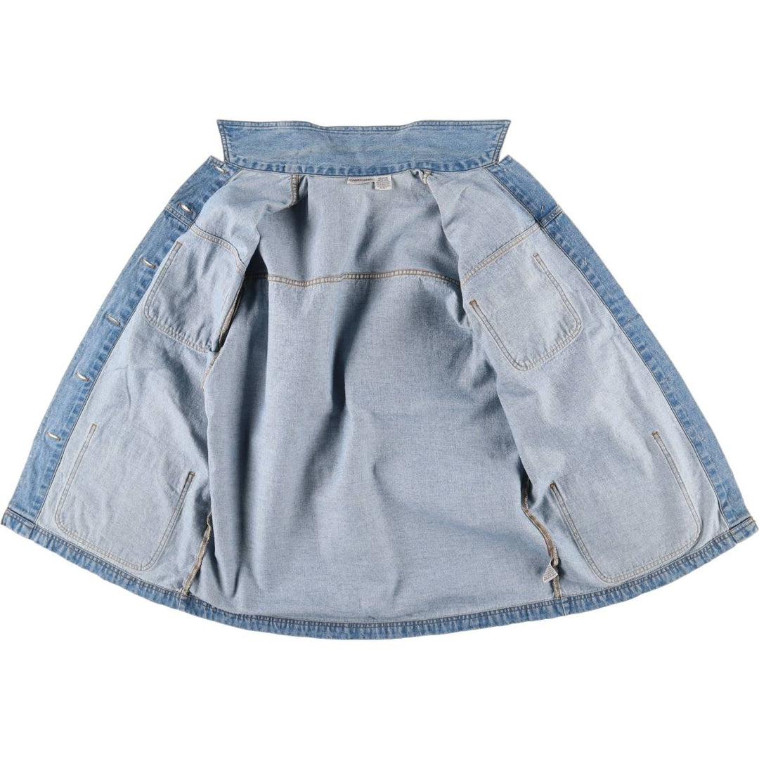 CABINCREEK Denim Coveralls Women's M size cotton Blue type light blue Vintage Second Hand