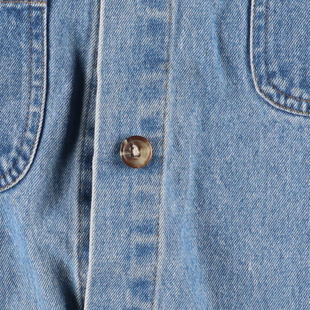 CABINCREEK Denim Coveralls Women's M size cotton Blue type light blue Vintage Second Hand