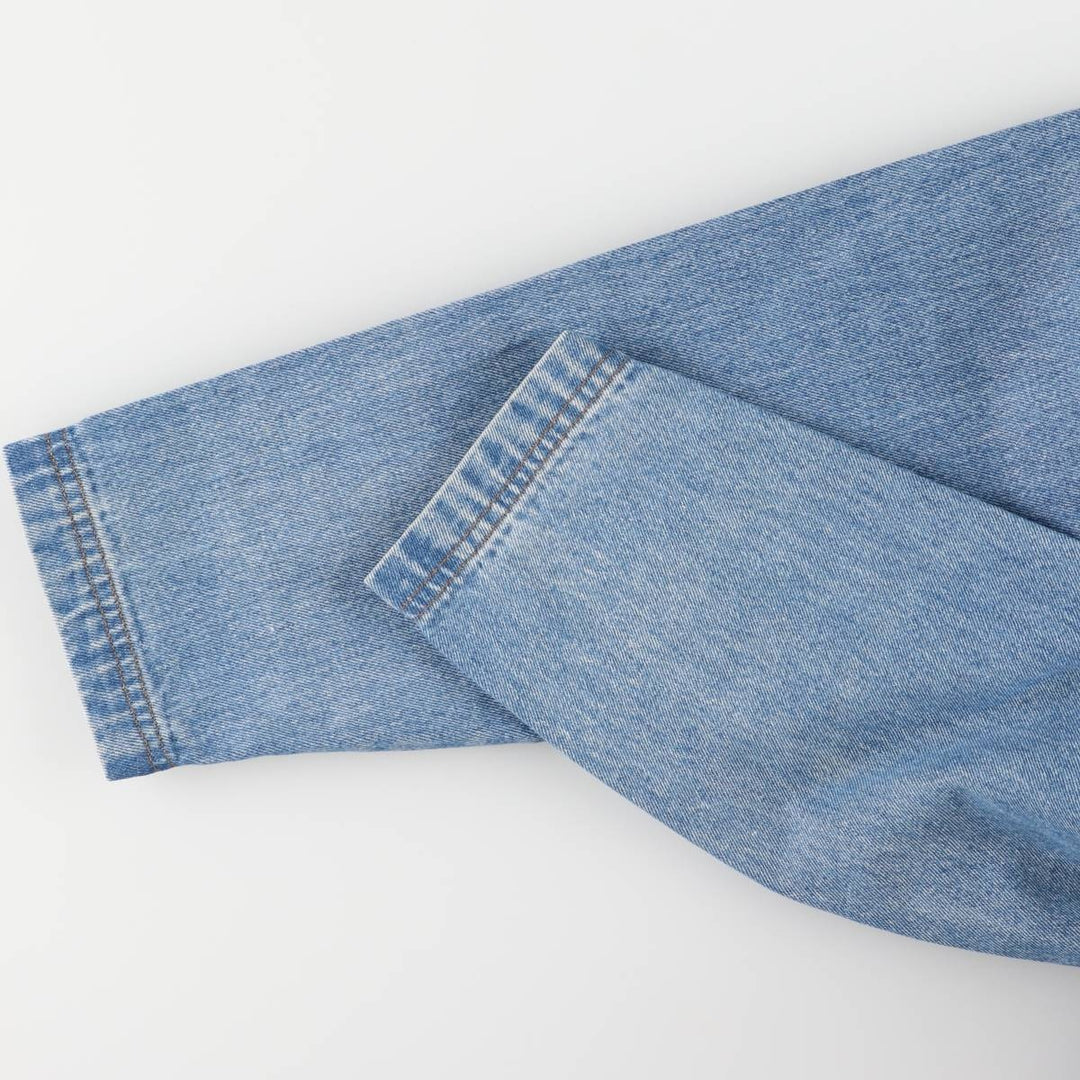 CABINCREEK Denim Coveralls Women's M size cotton Blue type light blue Vintage Second Hand