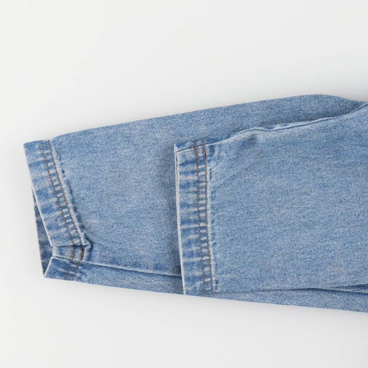 CABINCREEK Denim Coveralls Women's M size cotton Blue type light blue Vintage Second Hand