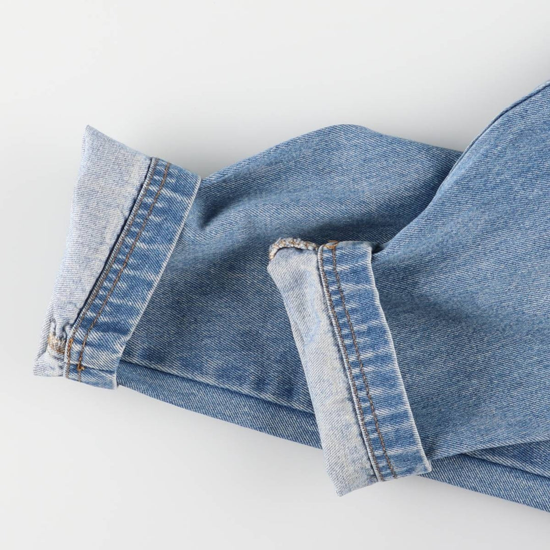 CABINCREEK Denim Coveralls Women's M size cotton Blue type light blue Vintage Second Hand