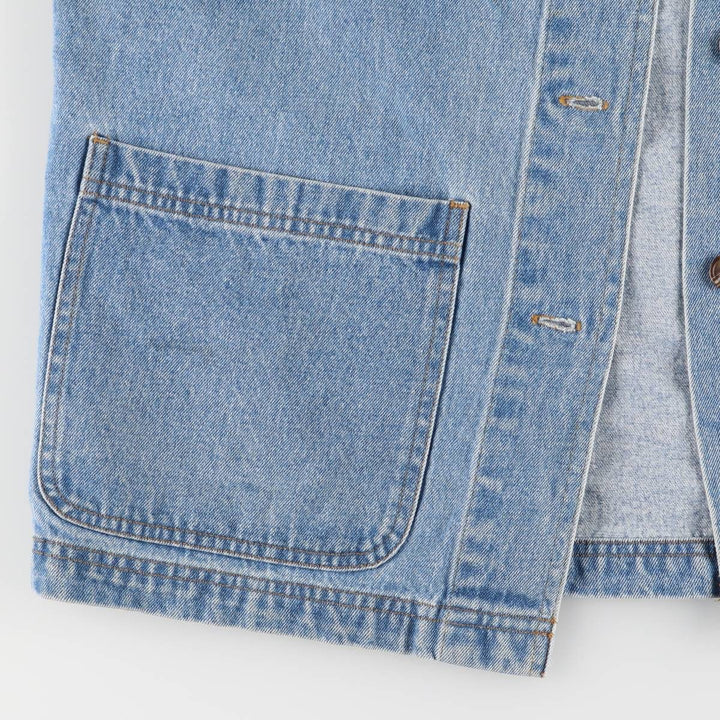 CABINCREEK Denim Coveralls Women's M size cotton Blue type light blue Vintage Second Hand