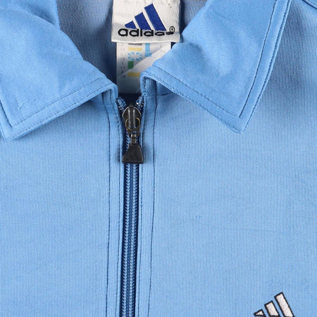 90'S Adidas Jersey Track Jacket Women's M Size Vintage polyester blue type Vintage Second Hand