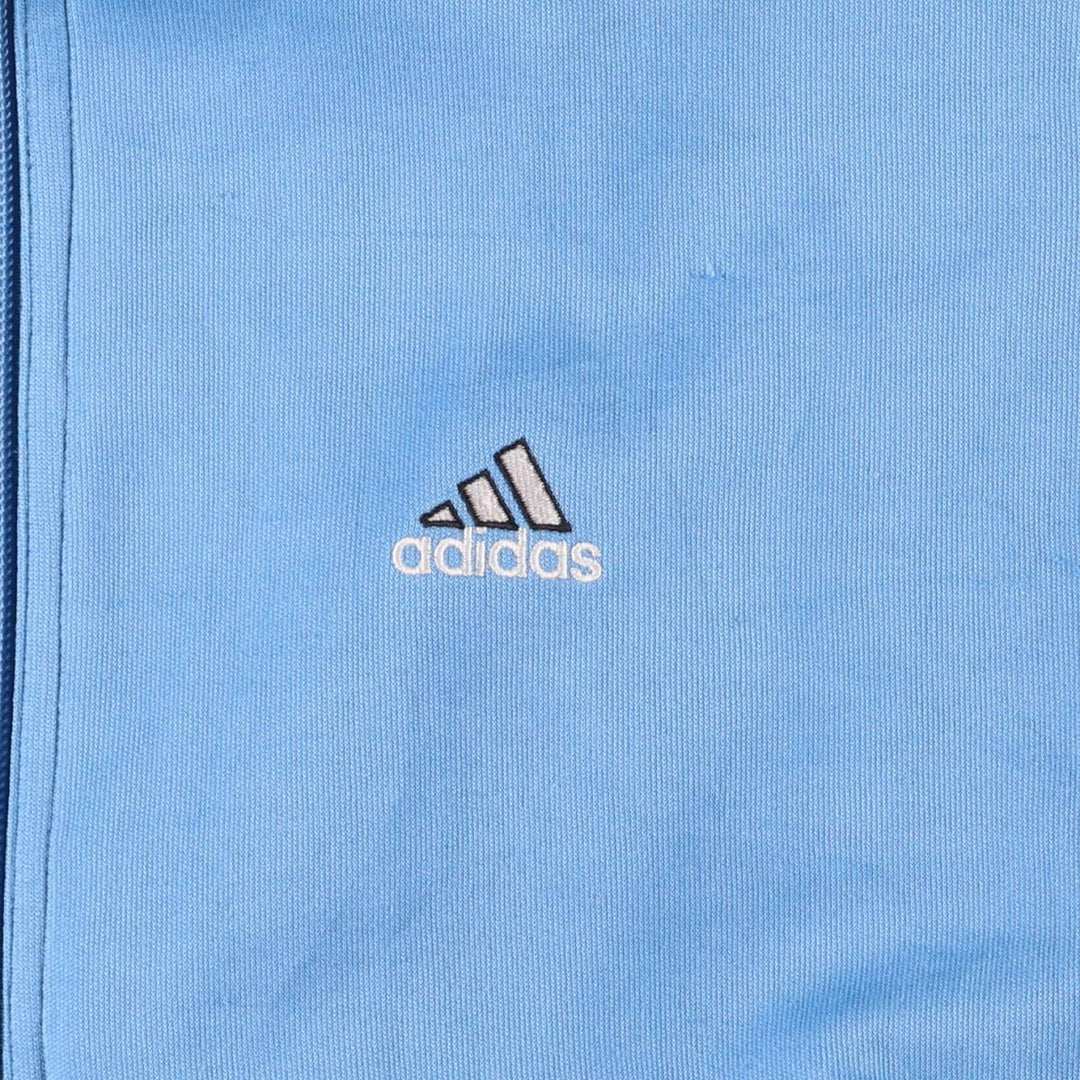 90'S Adidas Jersey Track Jacket Women's M Size Vintage polyester blue type Vintage Second Hand