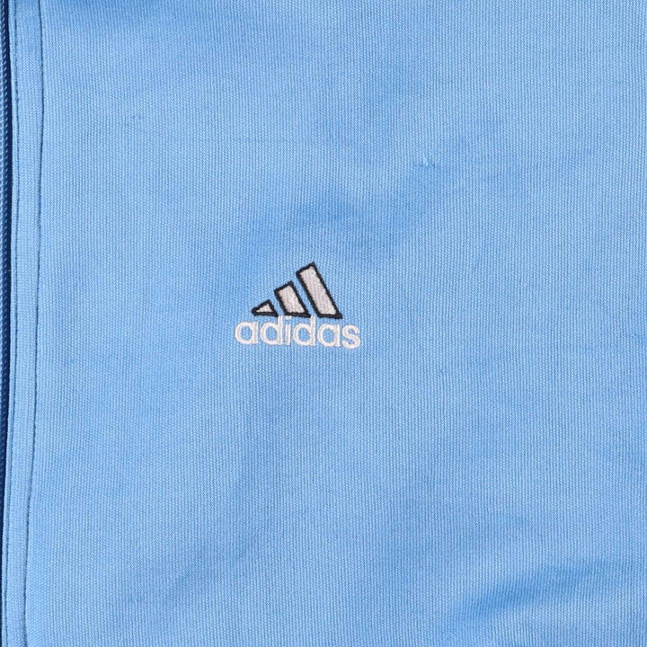 90'S Adidas Jersey Track Jacket Women's M Size Vintage polyester blue type Vintage Second Hand