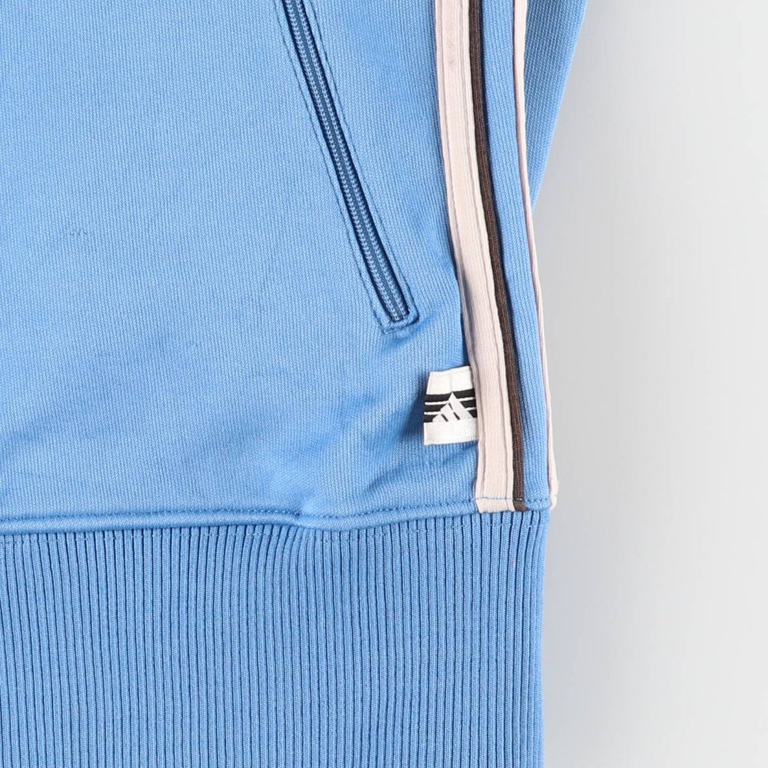 90'S Adidas Jersey Track Jacket Women's M Size Vintage polyester blue type Vintage Second Hand