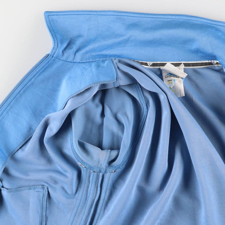 90'S Adidas Jersey Track Jacket Women's M Size Vintage polyester blue type Vintage Second Hand
