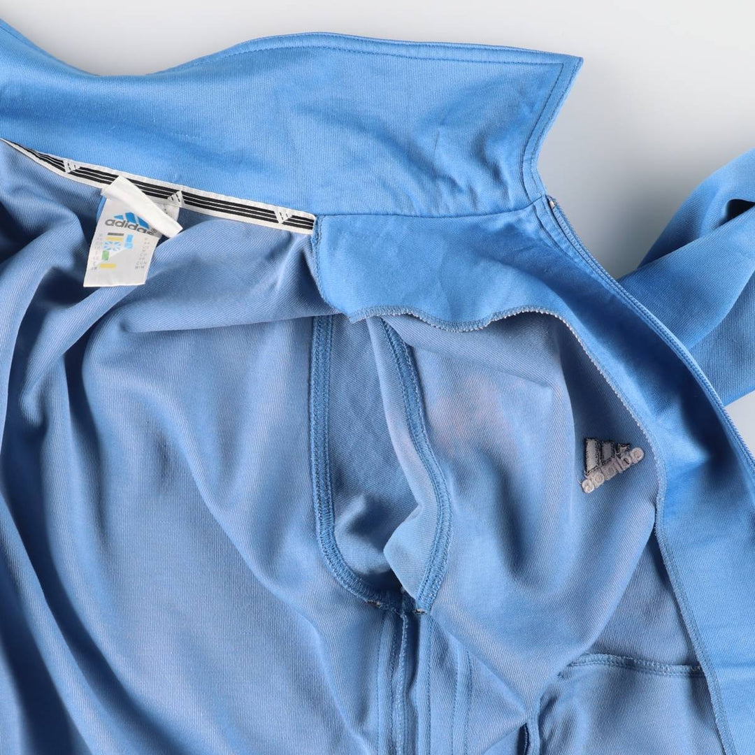 90'S Adidas Jersey Track Jacket Women's M Size Vintage polyester blue type Vintage Second Hand