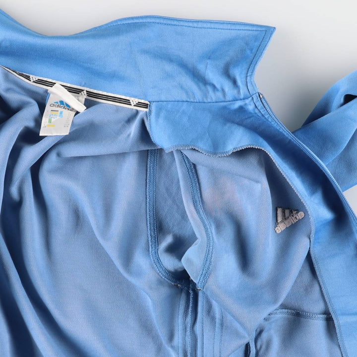 90'S Adidas Jersey Track Jacket Women's M Size Vintage polyester blue type Vintage Second Hand