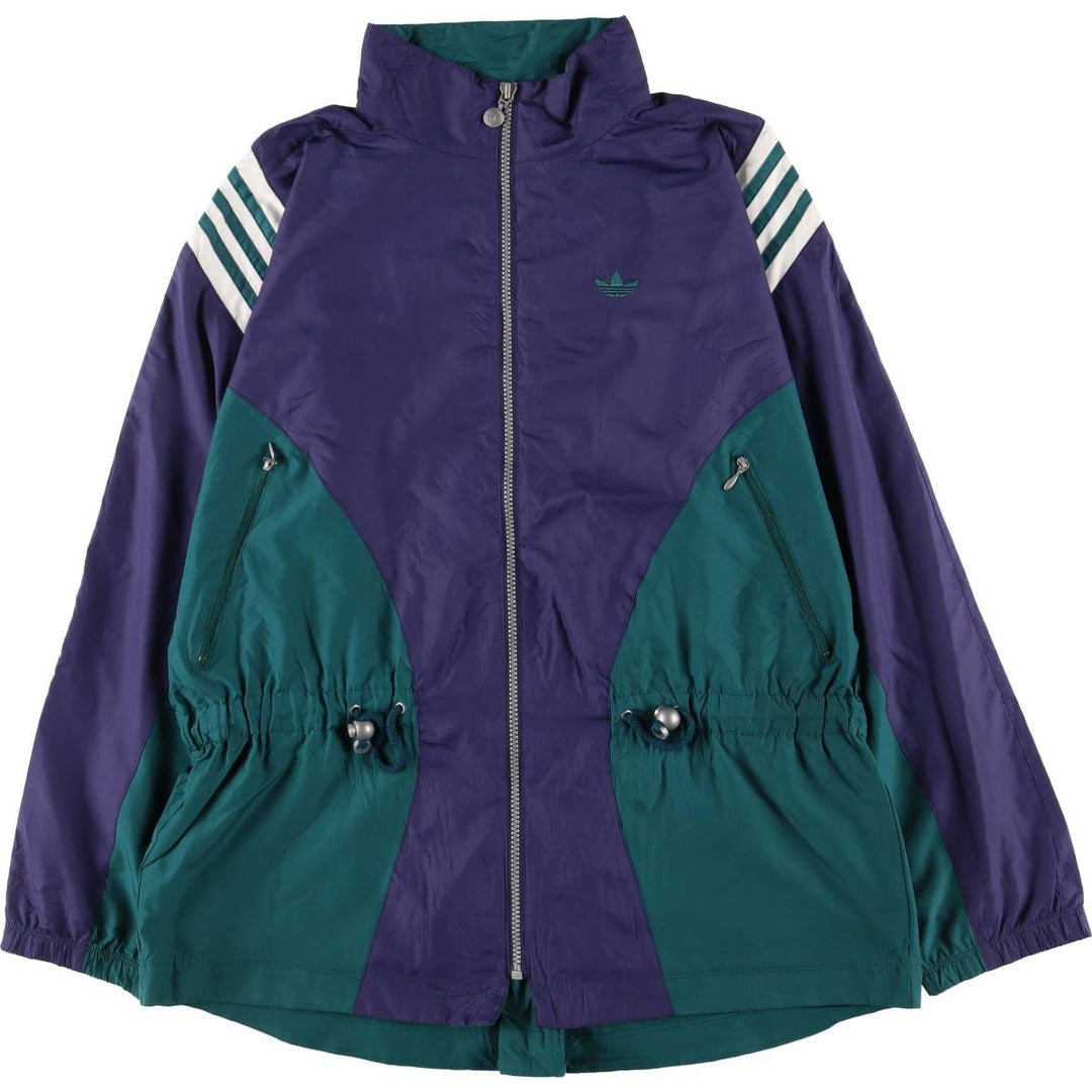 Adidas windbreaker, women's size XL polyester purple type Vintage Second Hand
