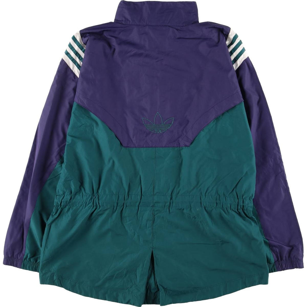 Adidas windbreaker, women's size XL polyester purple type Vintage Second Hand