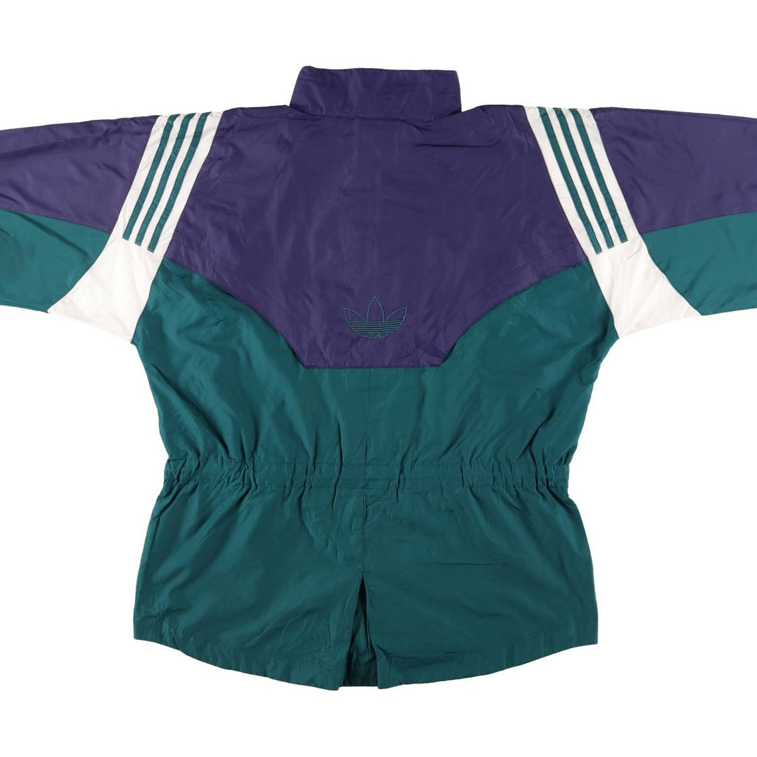 Adidas windbreaker, women's size XL polyester purple type Vintage Second Hand