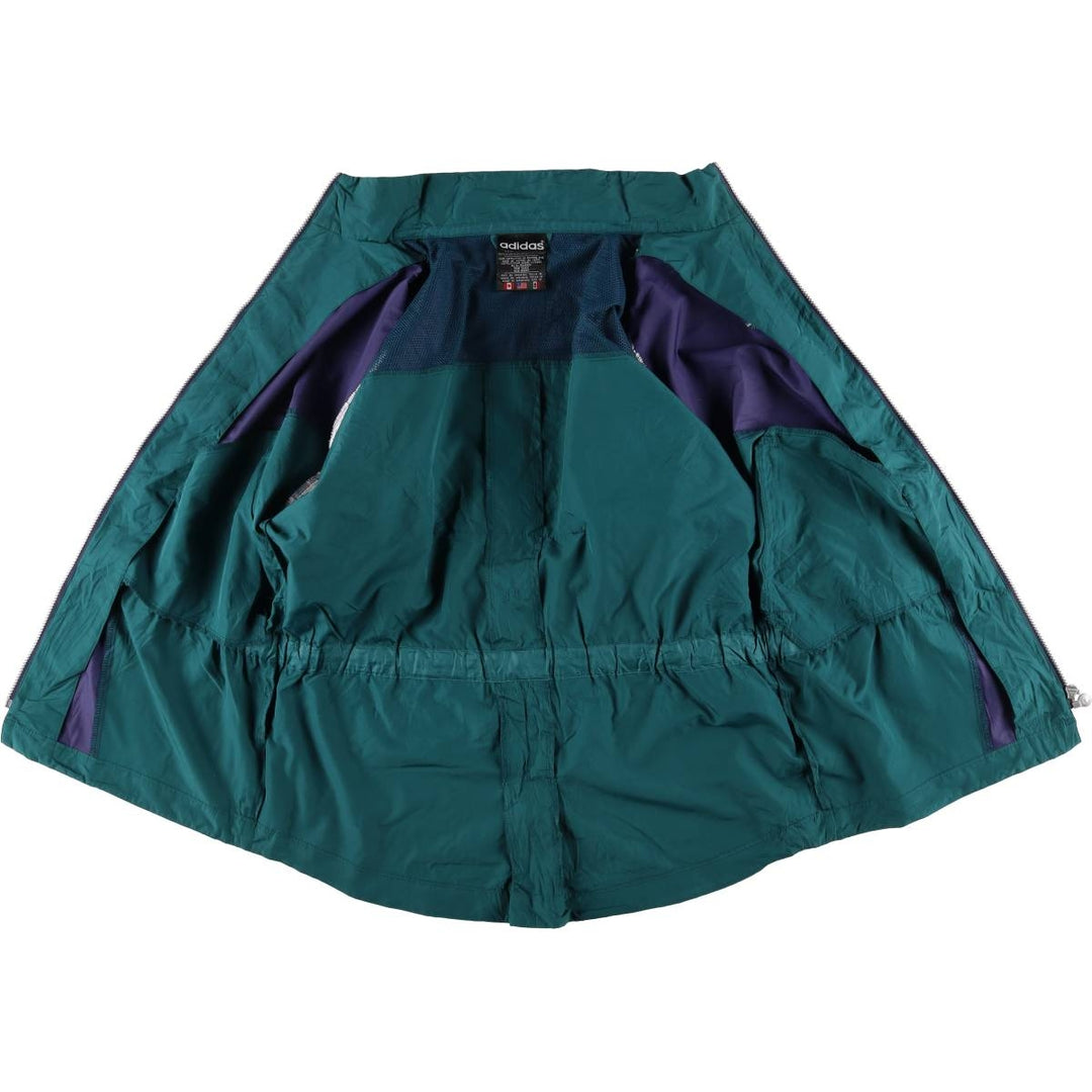 Adidas windbreaker, women's size XL polyester purple type Vintage Second Hand