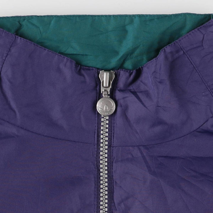 Adidas windbreaker, women's size XL polyester purple type Vintage Second Hand