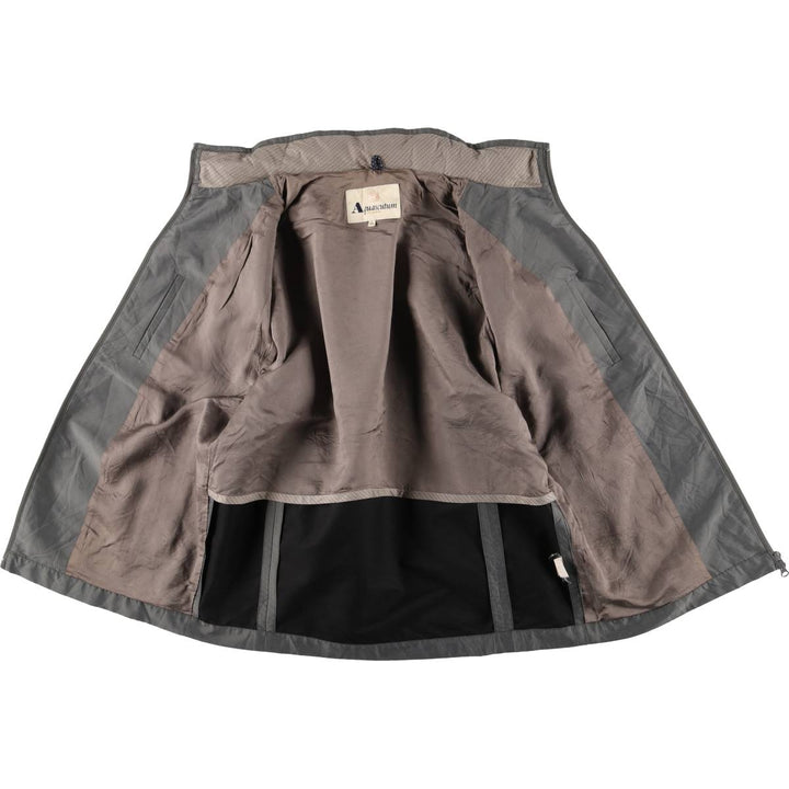 Aquascutum Windbreaker Women's Size L Vintage polyester gray type Vintage Second Hand