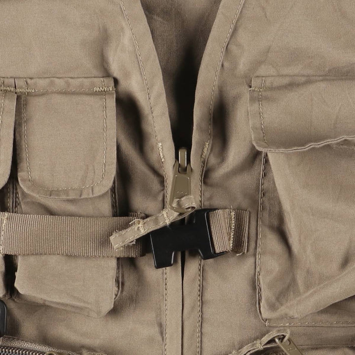 Cabelas Fishing Vest, Women's, Medium polyester Khaki type Vintage Second Hand