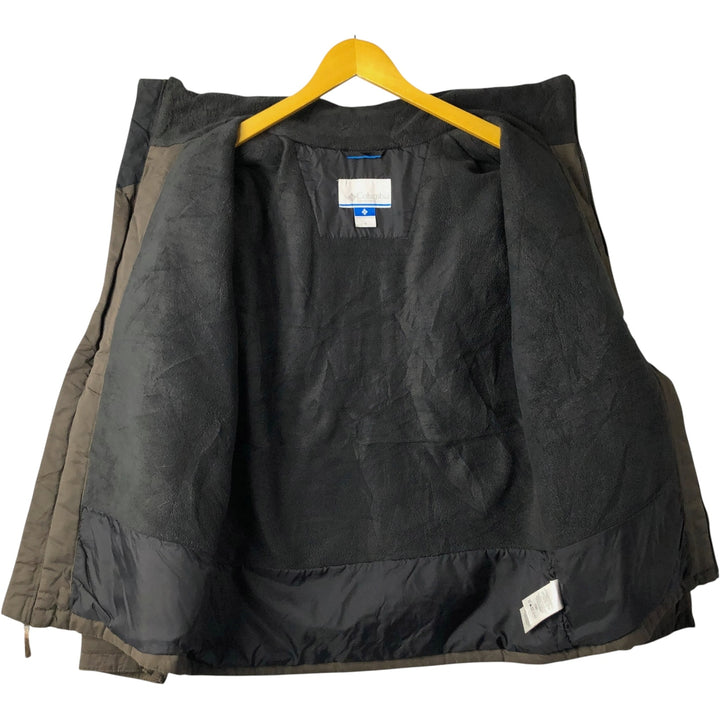 Columbia Men's Padded Puffer Jacket, Size M polyester brown type Vintage Second Hand