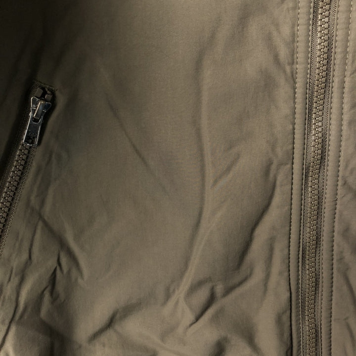 90s-00'S LLBean padded nylon blouson, men's size XL Nylon Khaki type Vintage Second Hand
