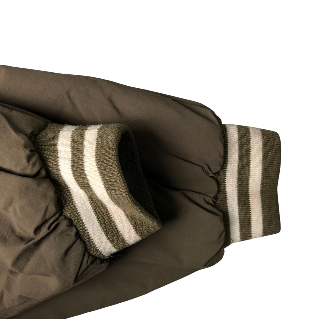 90s-00'S LLBean padded nylon blouson, men's size XL Nylon Khaki type Vintage Second Hand