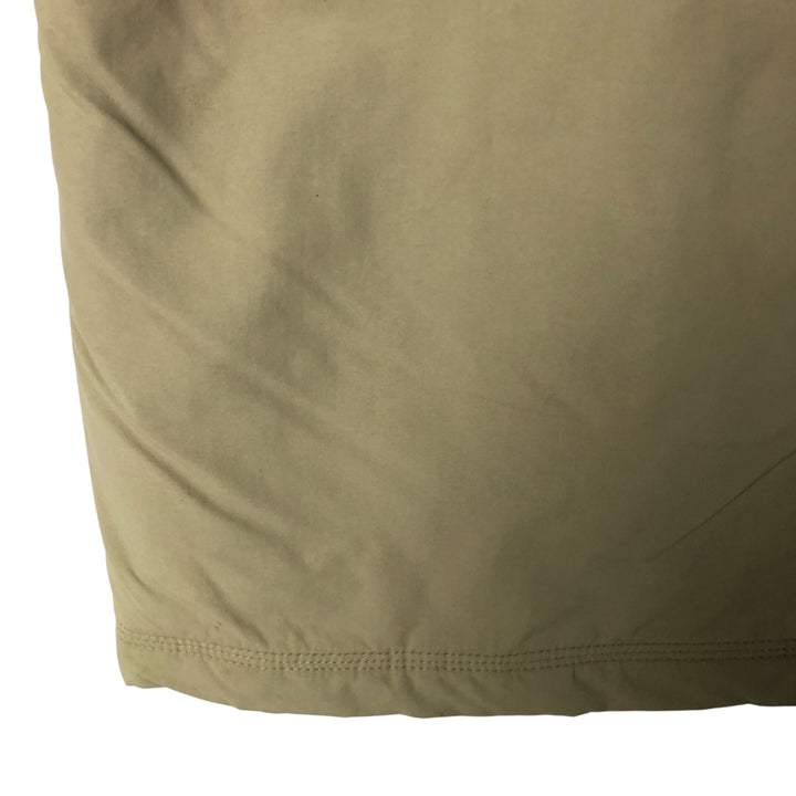 90'S LLBean padded puffer jacket, men's size L Nylon Khaki type sage green Vintage Second Hand