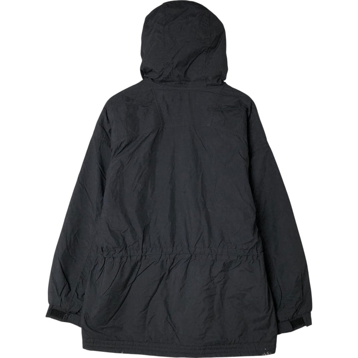 90'S Columbia White Tag Padded Parka Puffer Jacket, Men's XL, Vintage Nylon black type Vintage Second Hand
