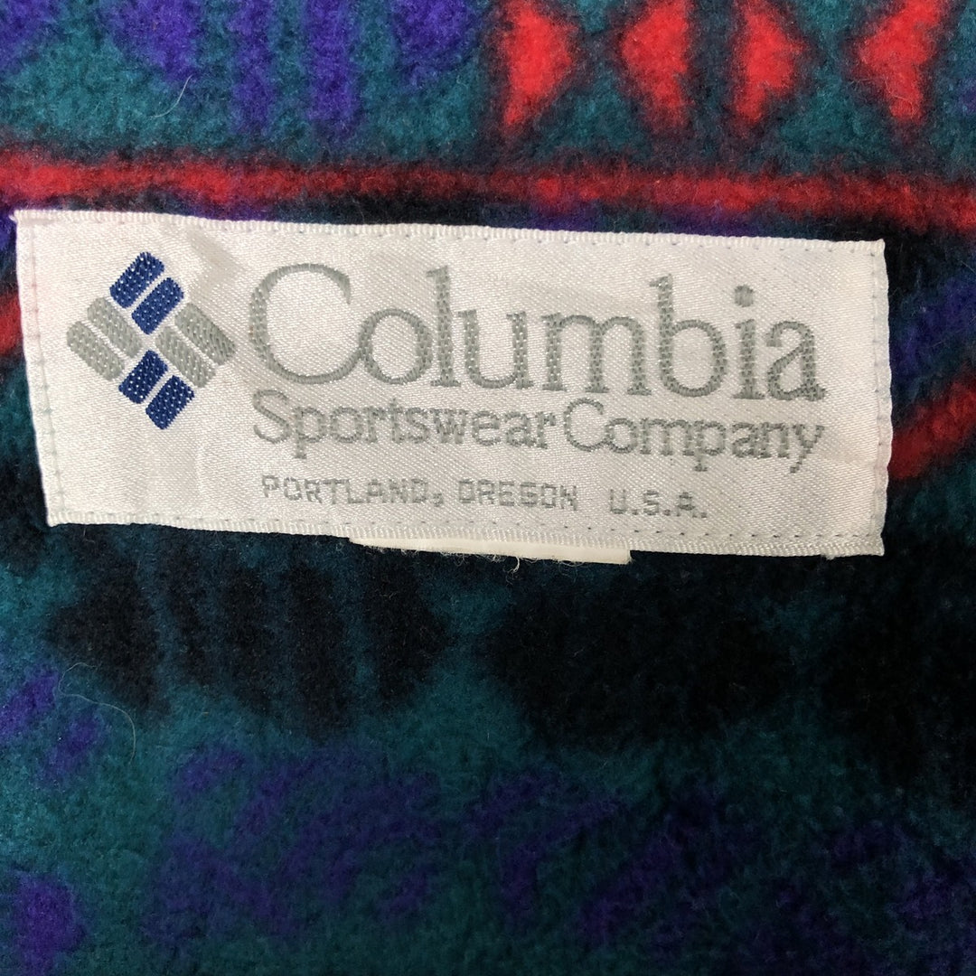 90'S Columbia White Tag Padded Parka Puffer Jacket, Men's XL, Vintage Nylon black type Vintage Second Hand